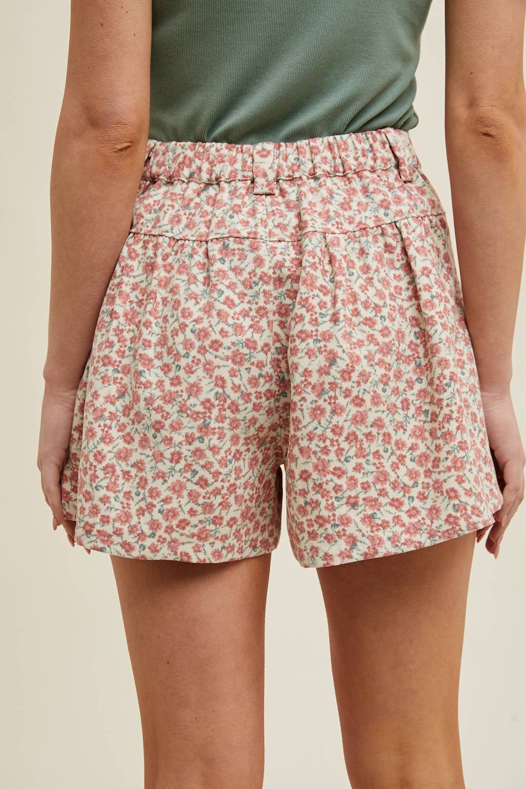 Floral Wide-Leg Shorts