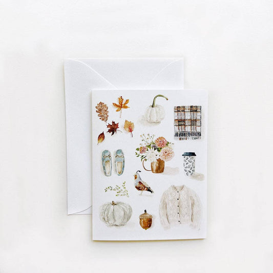 Autumn Watercolor Card