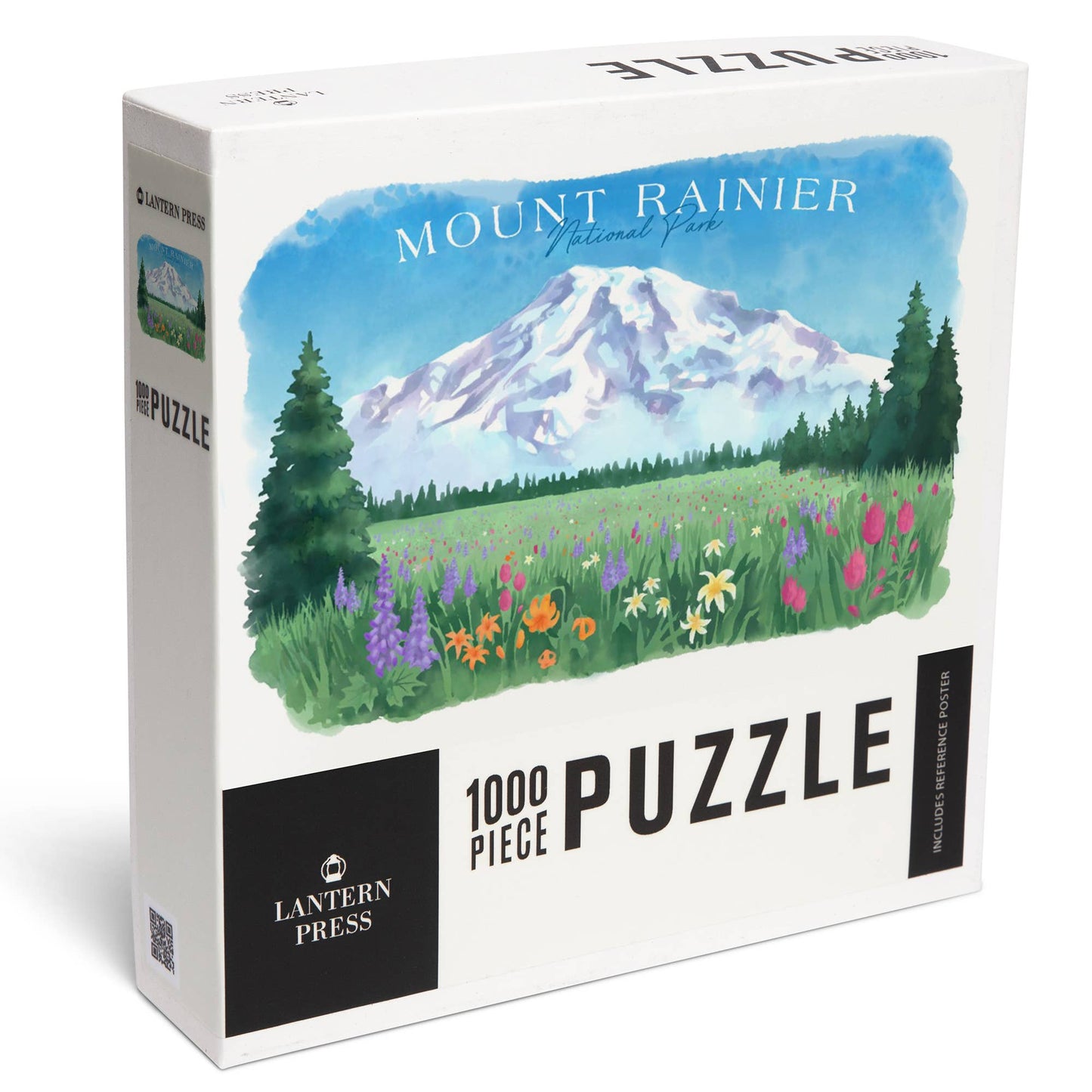 1000 Piece Puzzle Rainier National Park Washington Botanical