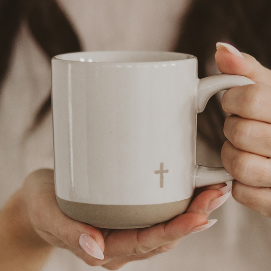 Cross Stoneware Mug