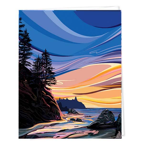 Pacific Northwest Sunset Card