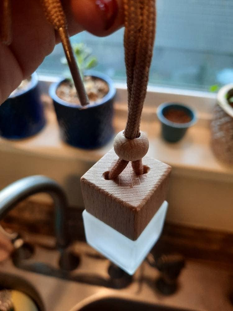 Car Freshie Frosted Hanging Diffuser | Fragrance Oils