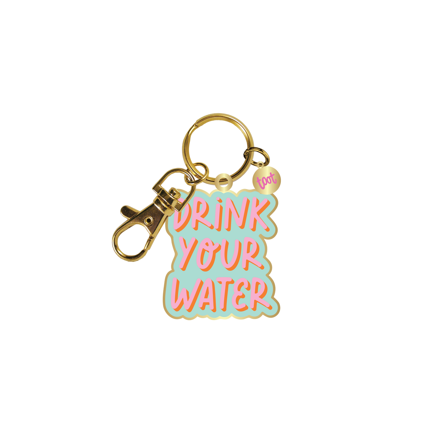 "Text Me When You Get Home" Key Charms // Enamel Key Chains