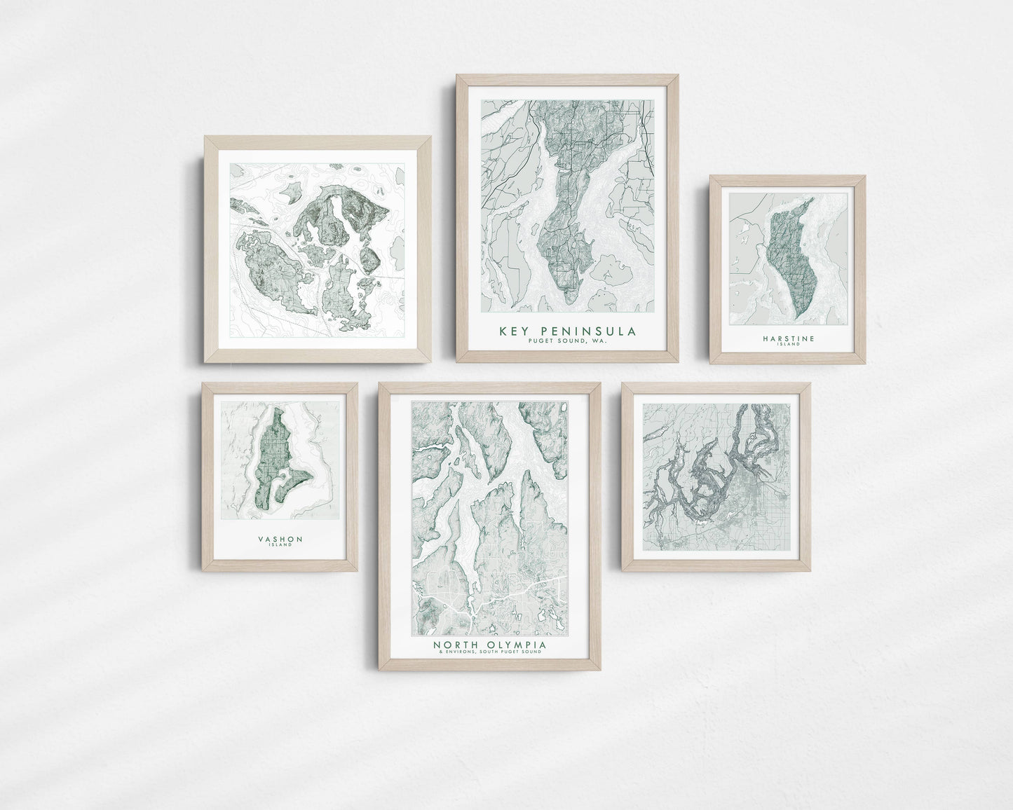 Key Peninsula Map Print
