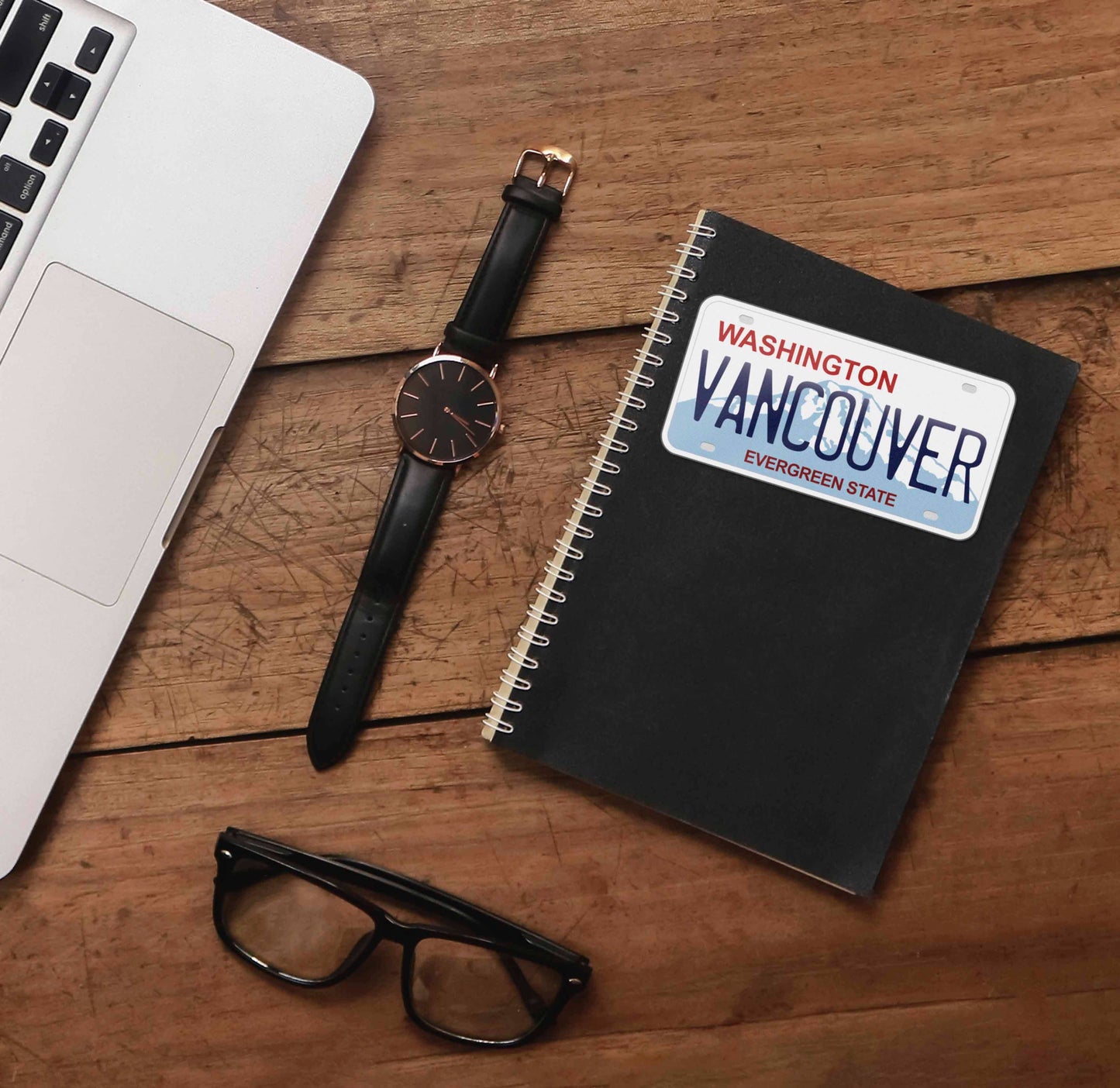 Washington License Plate Stickers - Custom WA City Decals