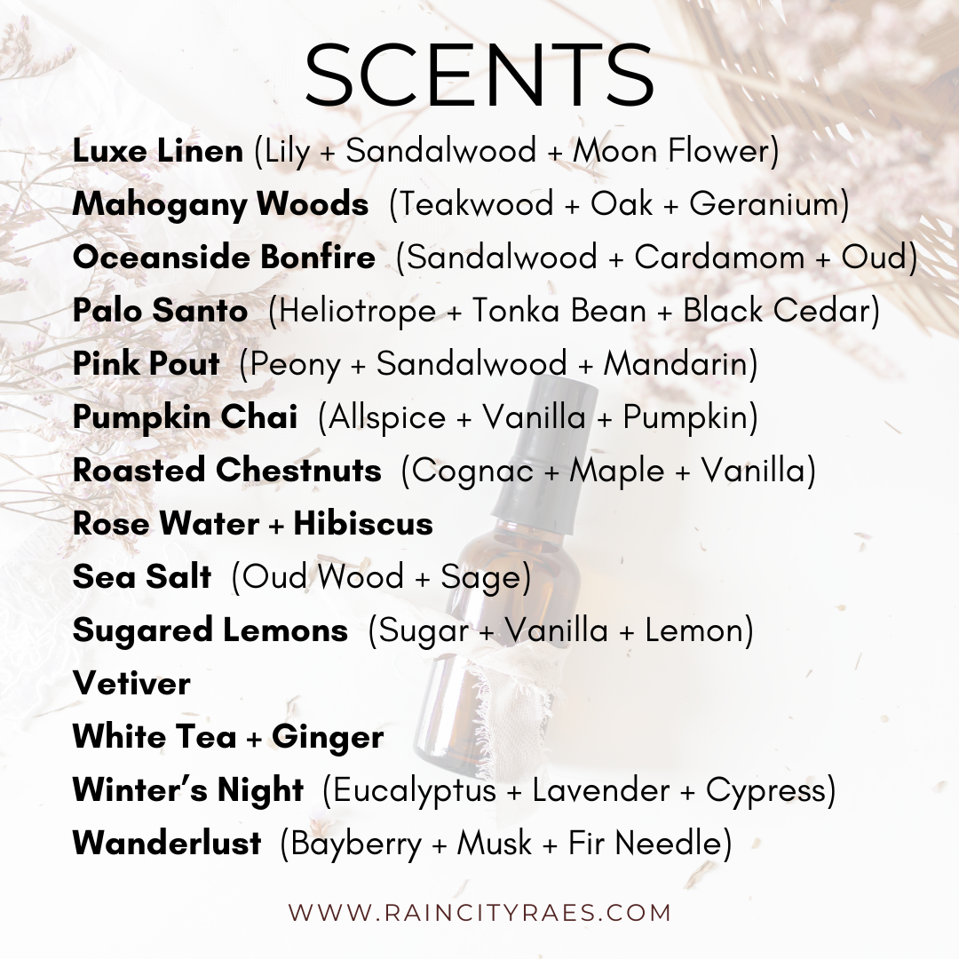 Room + Linen Spray | Fragrance Air Freshener | 2 oz / 60 ml