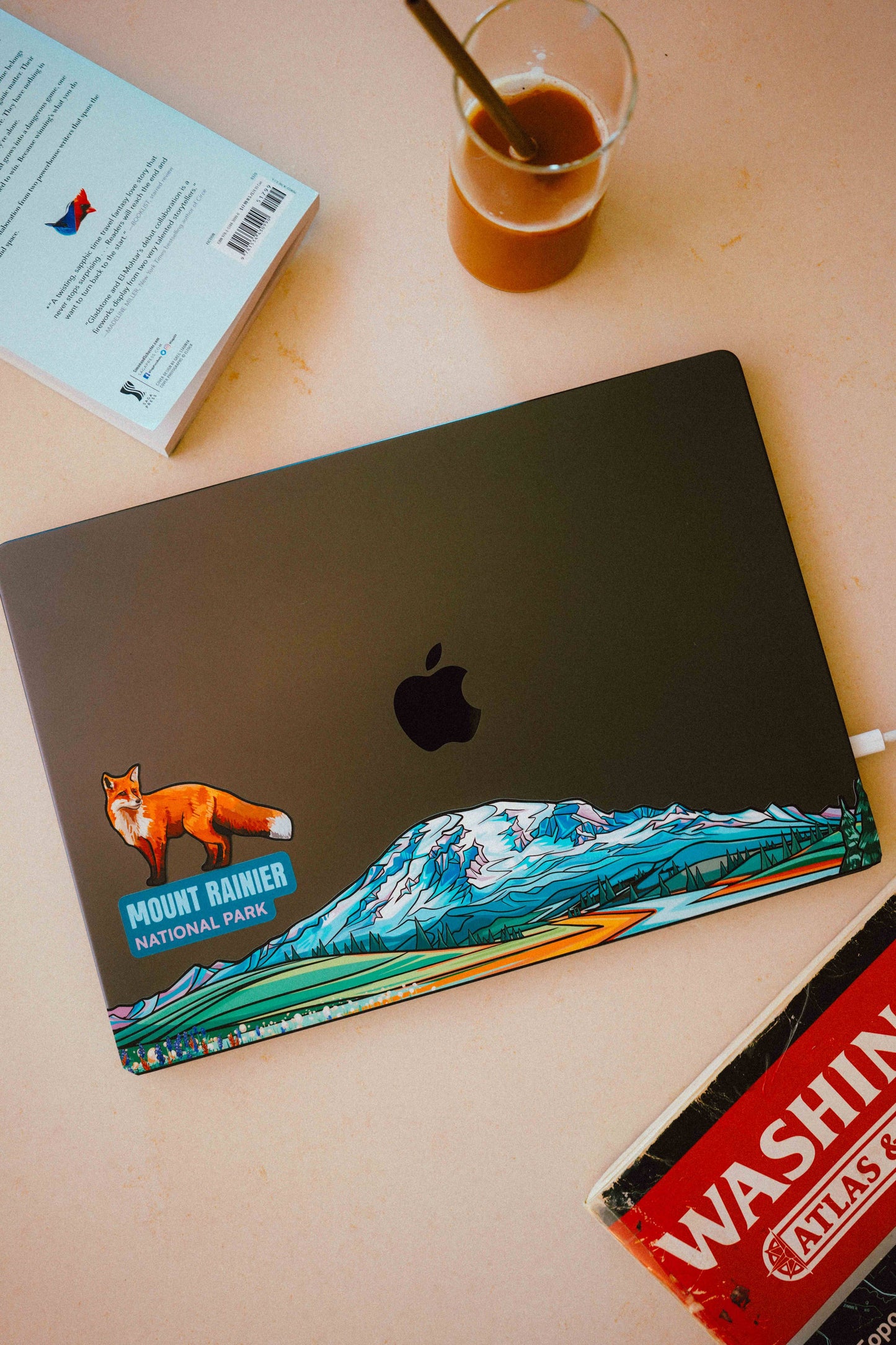 Mount Rainier National Park Infinity Sticker