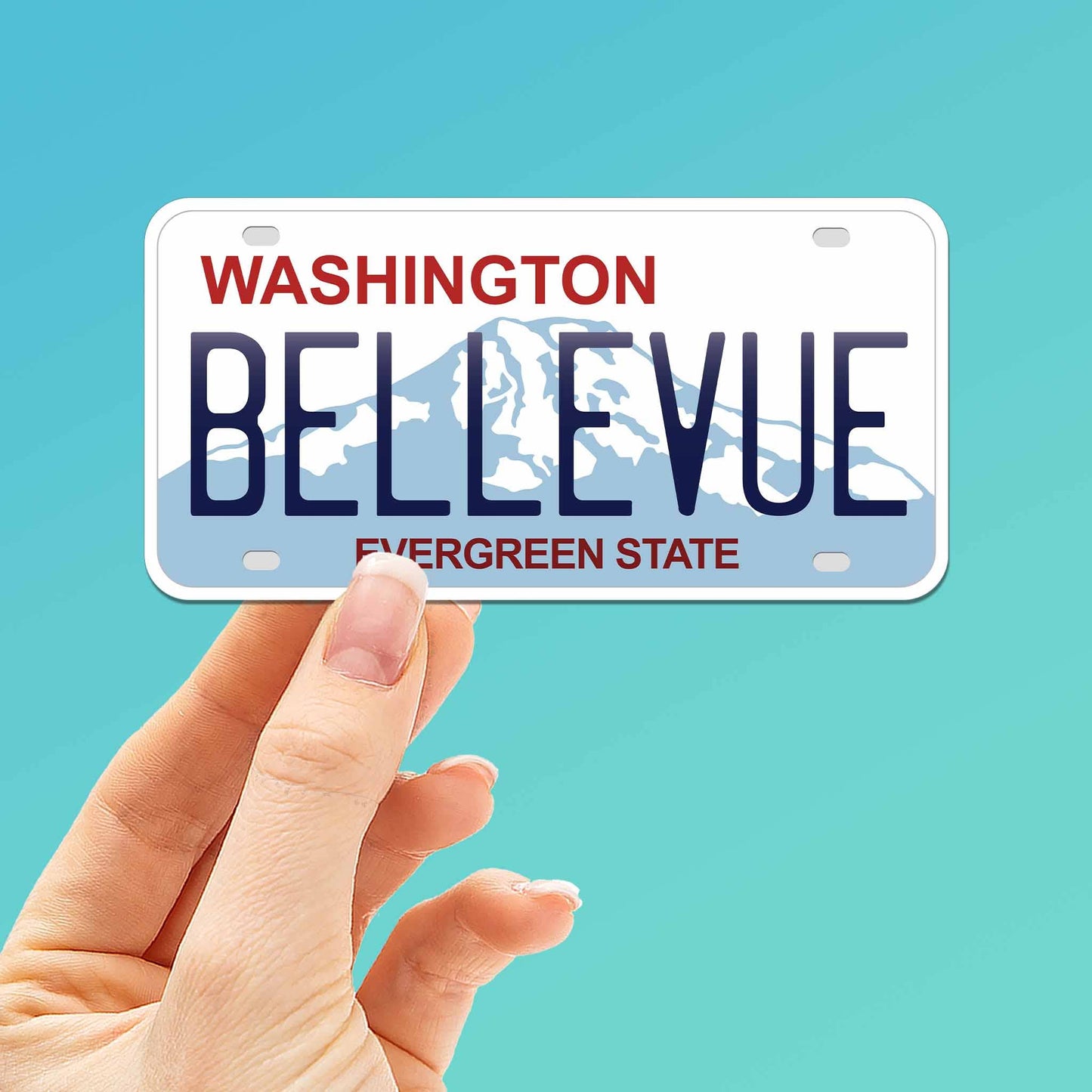 Washington License Plate Stickers - Custom WA City Decals
