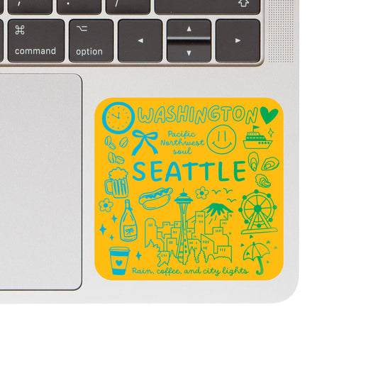 Washington WA Pacific NW Seattle High Quality Vinyl Sticker