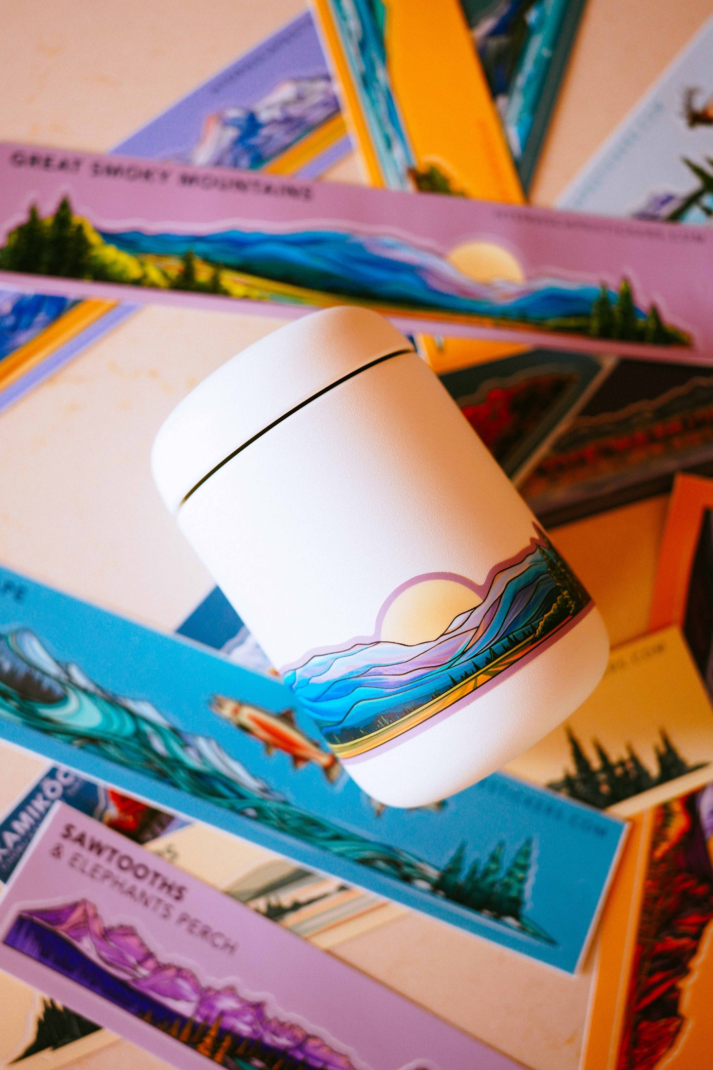 Mount Rainier National Park Miniscape Sticker