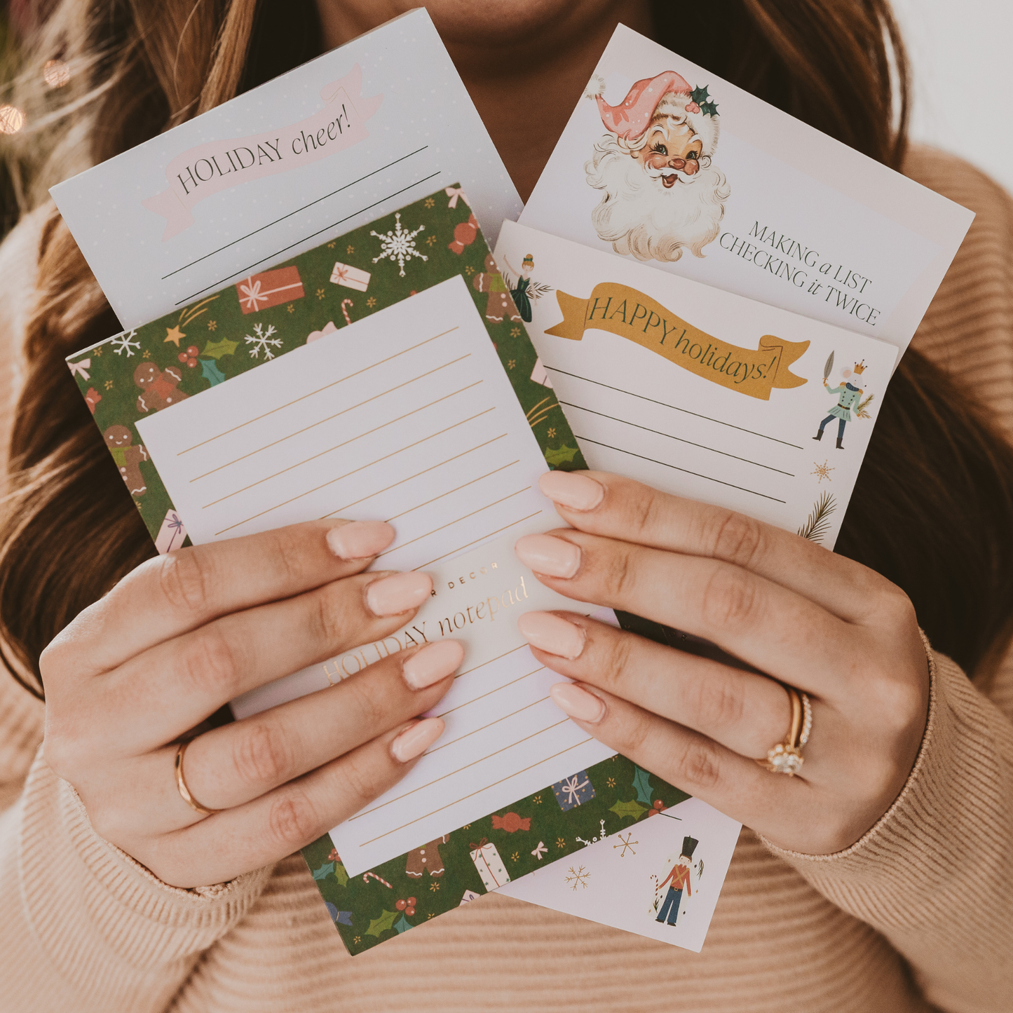 Vintage Santa Notepad - Christmas Stationery & Gifts