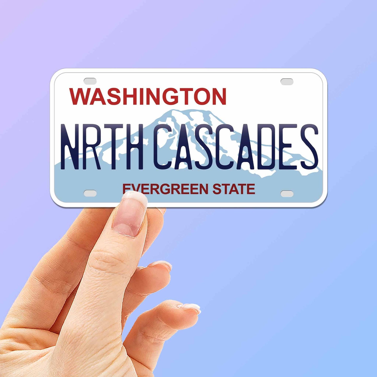 Washington License Plate Stickers - Custom WA City Decals
