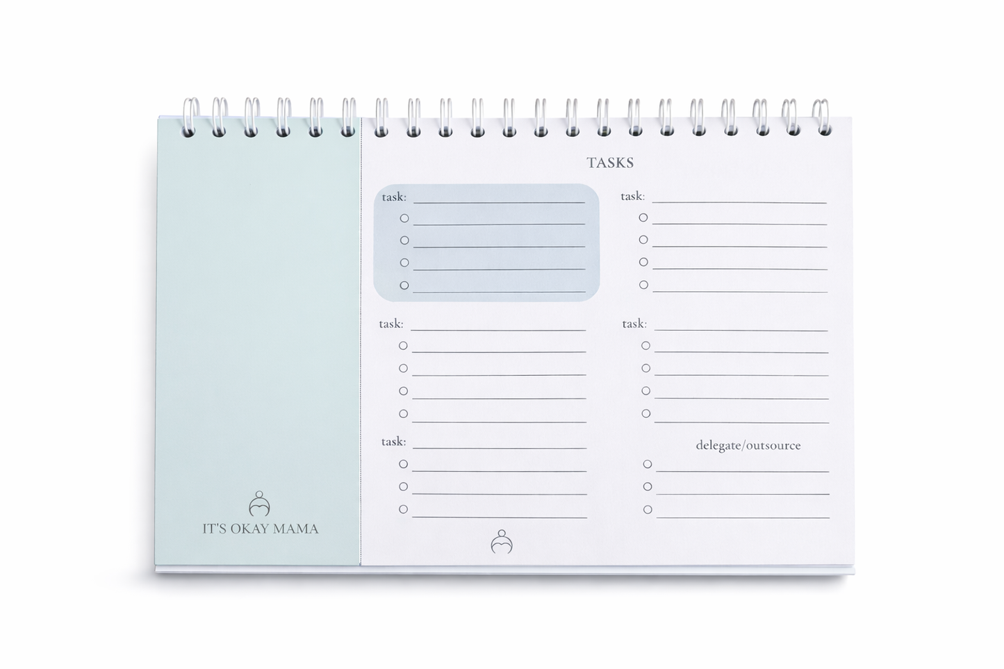 Mental Load Checklist Notebook