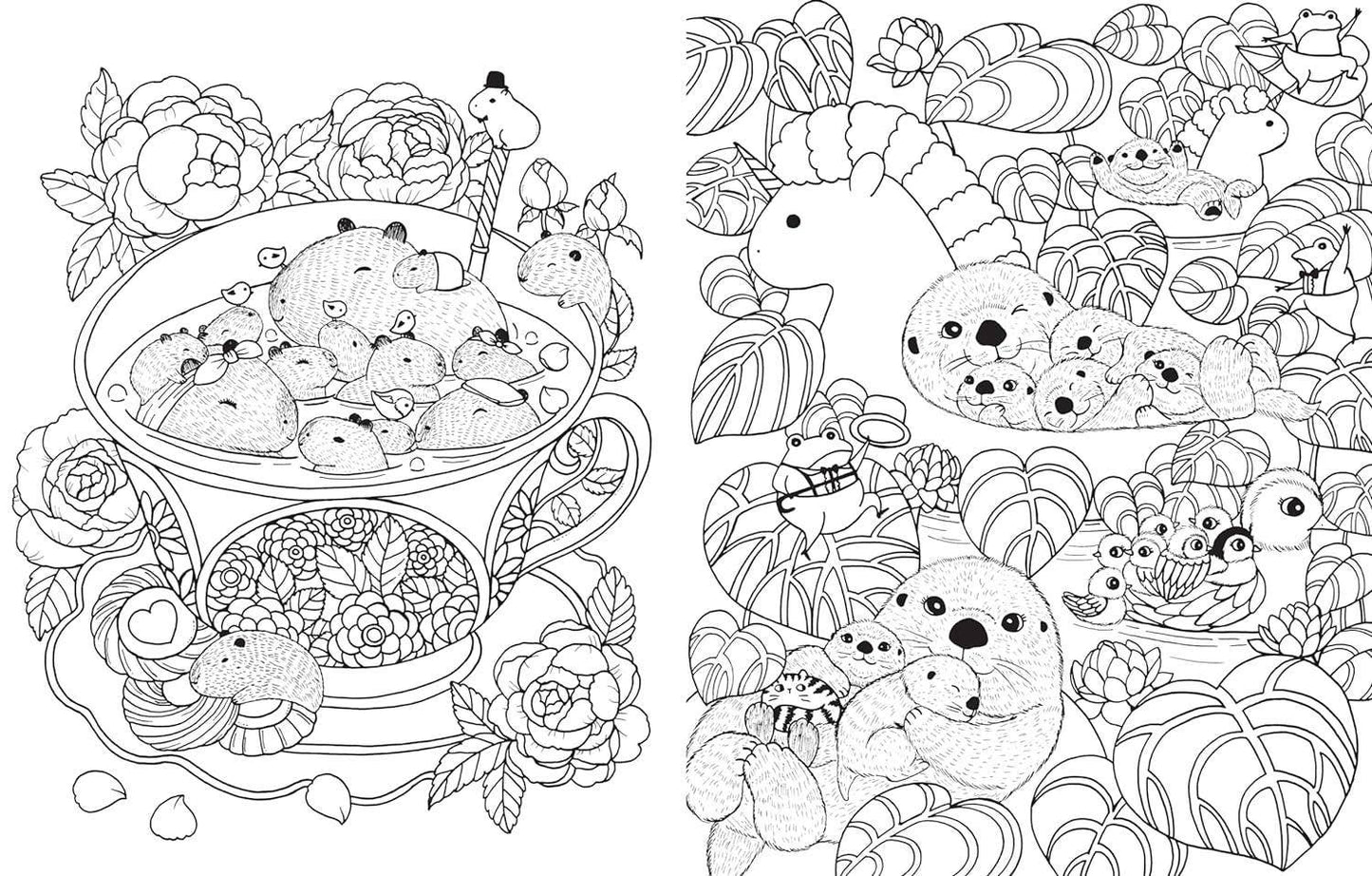 A Million Baby Animals Coloring Book
