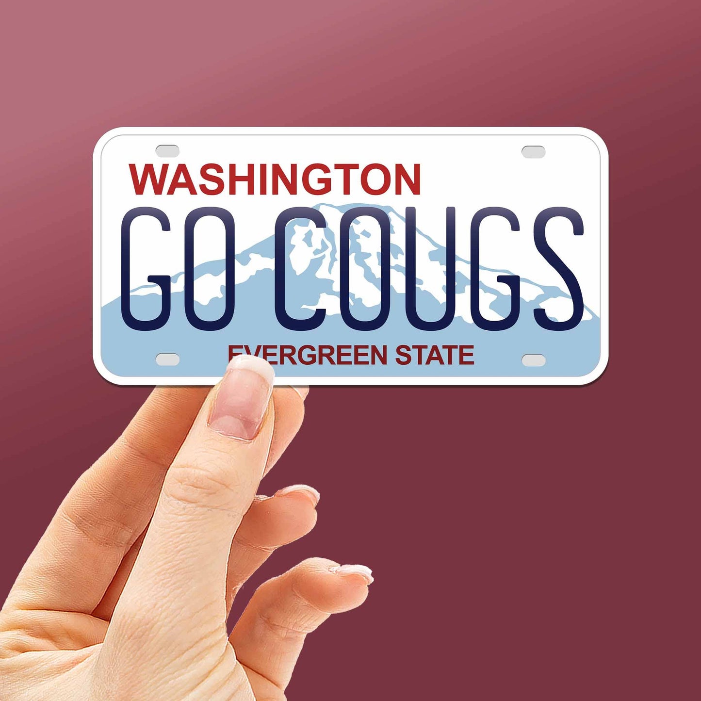 Washington License Plate Stickers - Custom WA City Decals