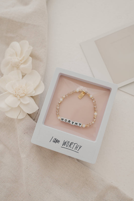I Am Worthy Bracelet