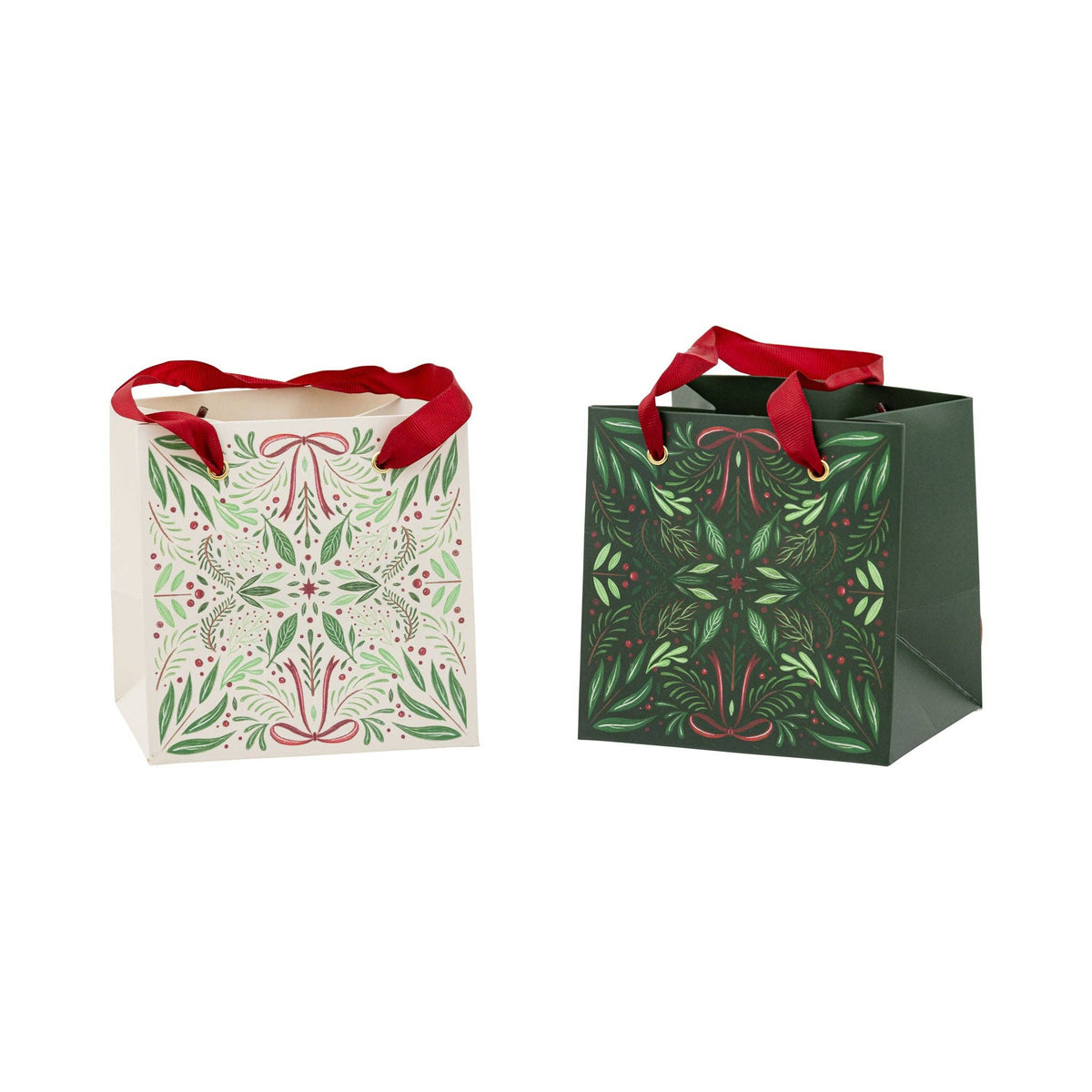 Folk Christmas Gift Bag