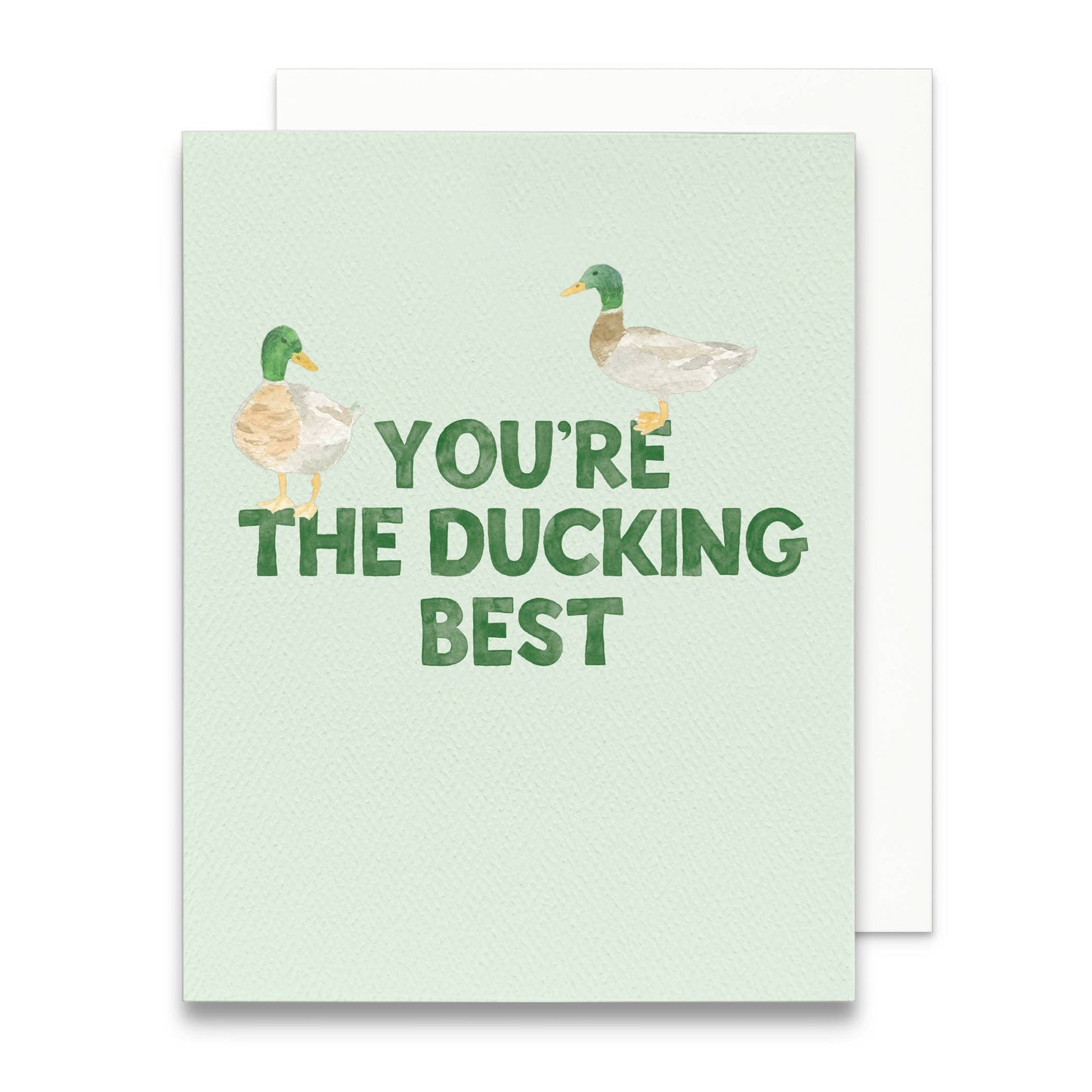 You're the Ducking Best Greeting Card | Funny Thank You Card
