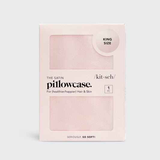 Satin Pillowcase King - Blush