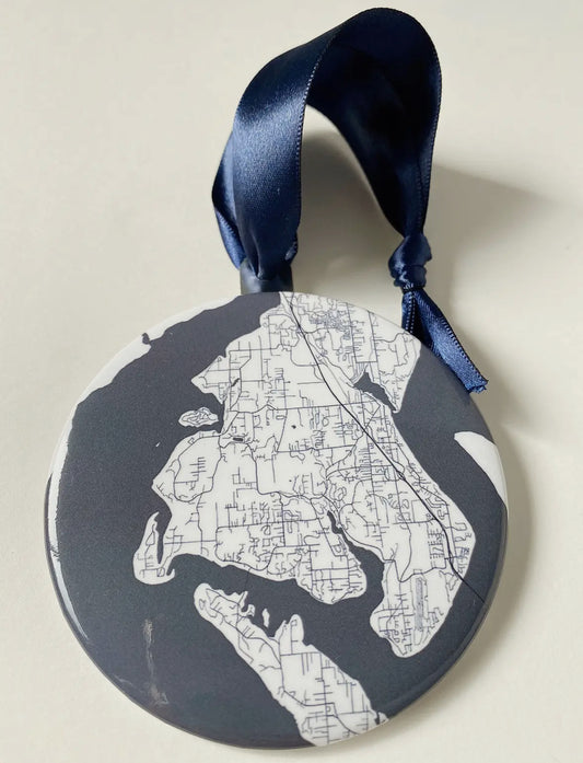 Gig Harbor Art Map - Ornament