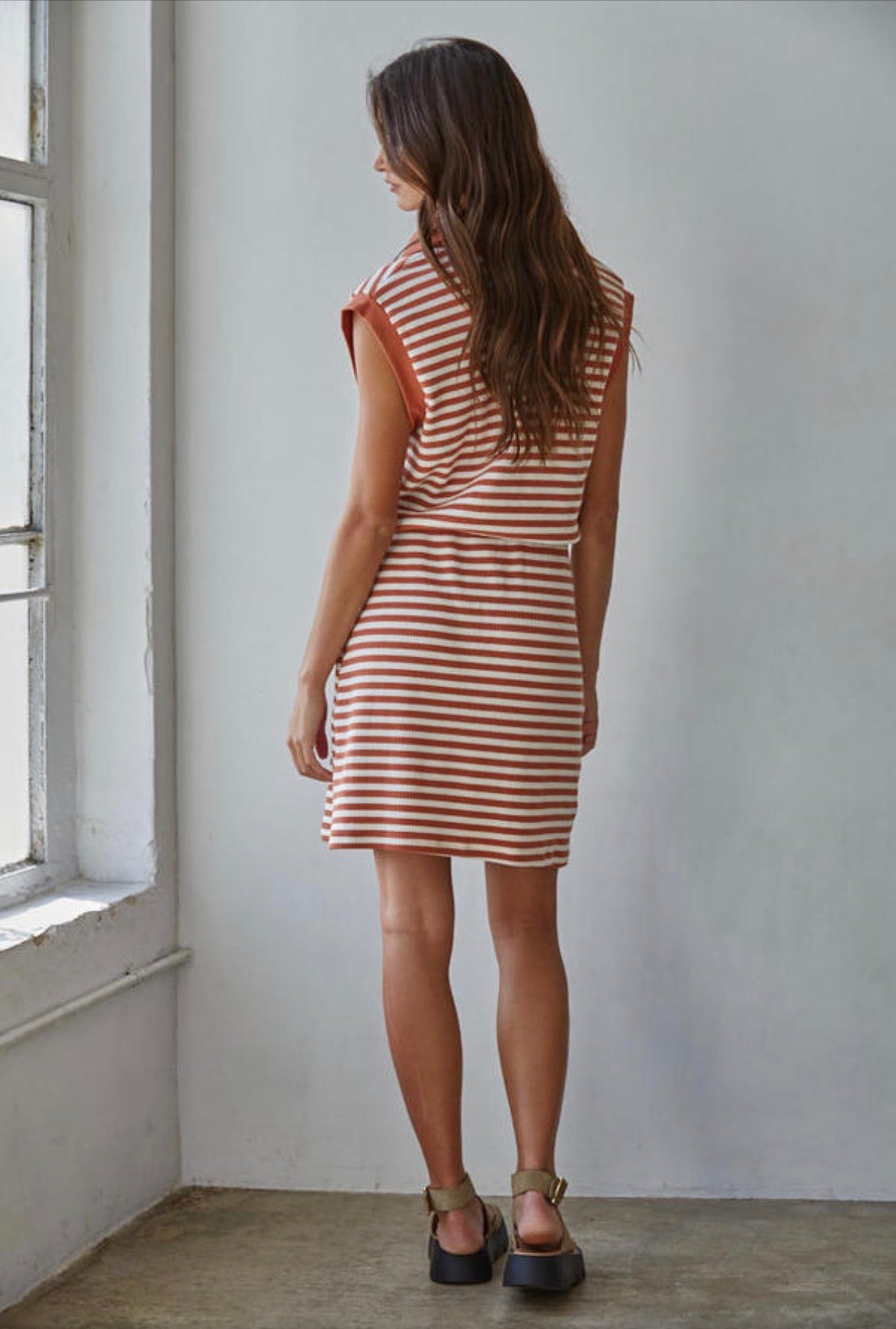 Marley Striped Polo Mini Dress