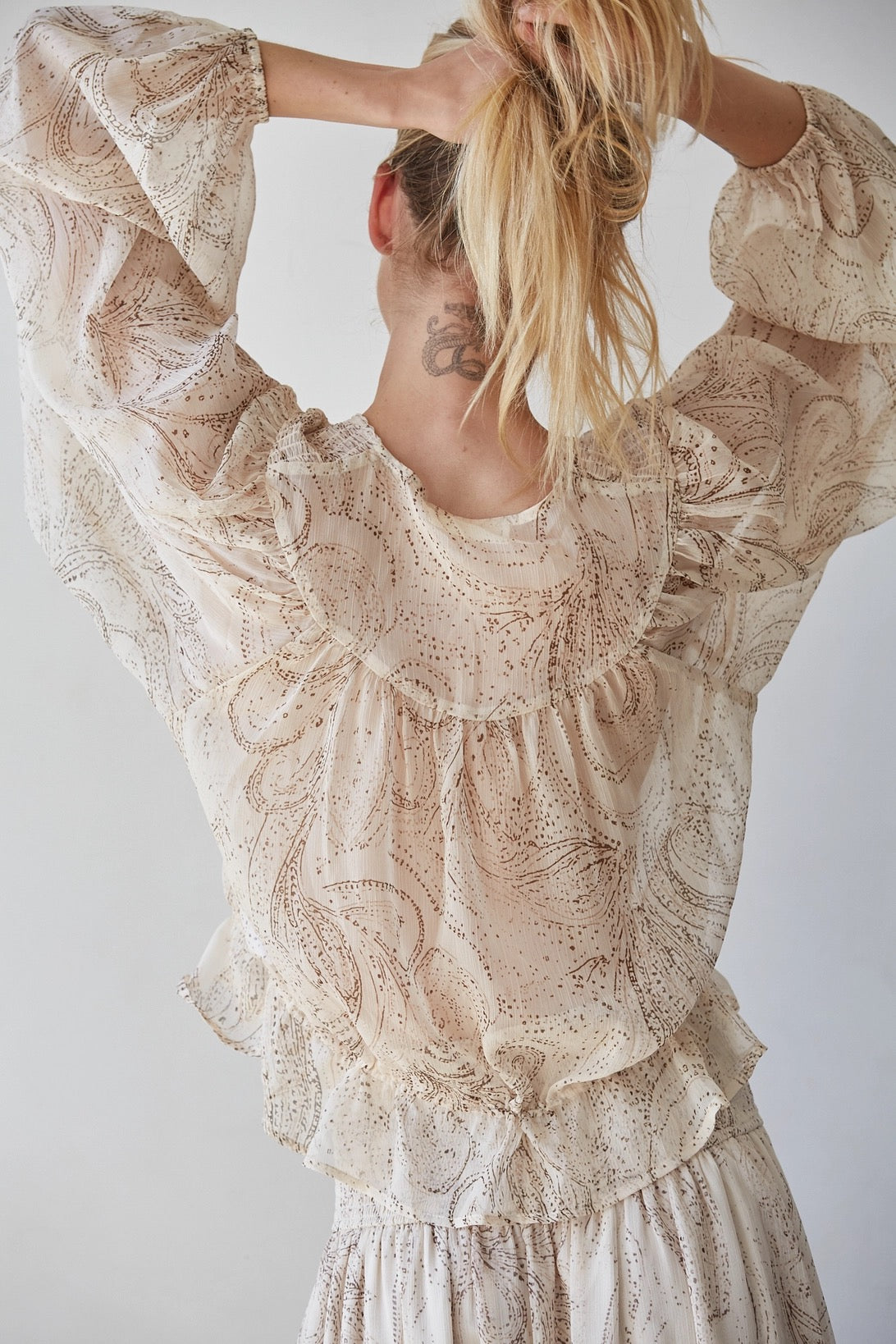 Sycamore Paisley V-Neck Blouse