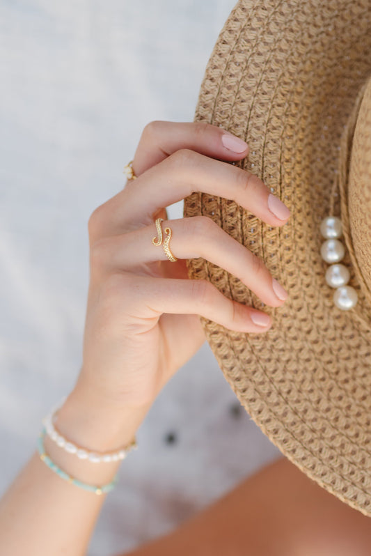 Octavia Octopus Adjustable Gold Ring