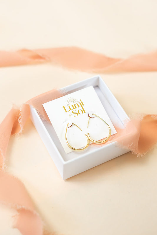 Lumi Curve Drop Earring