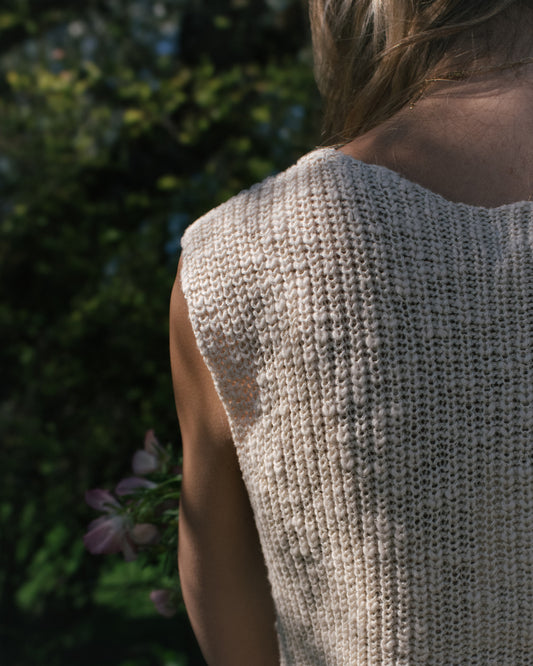 Woven Knit Vest Tank Top