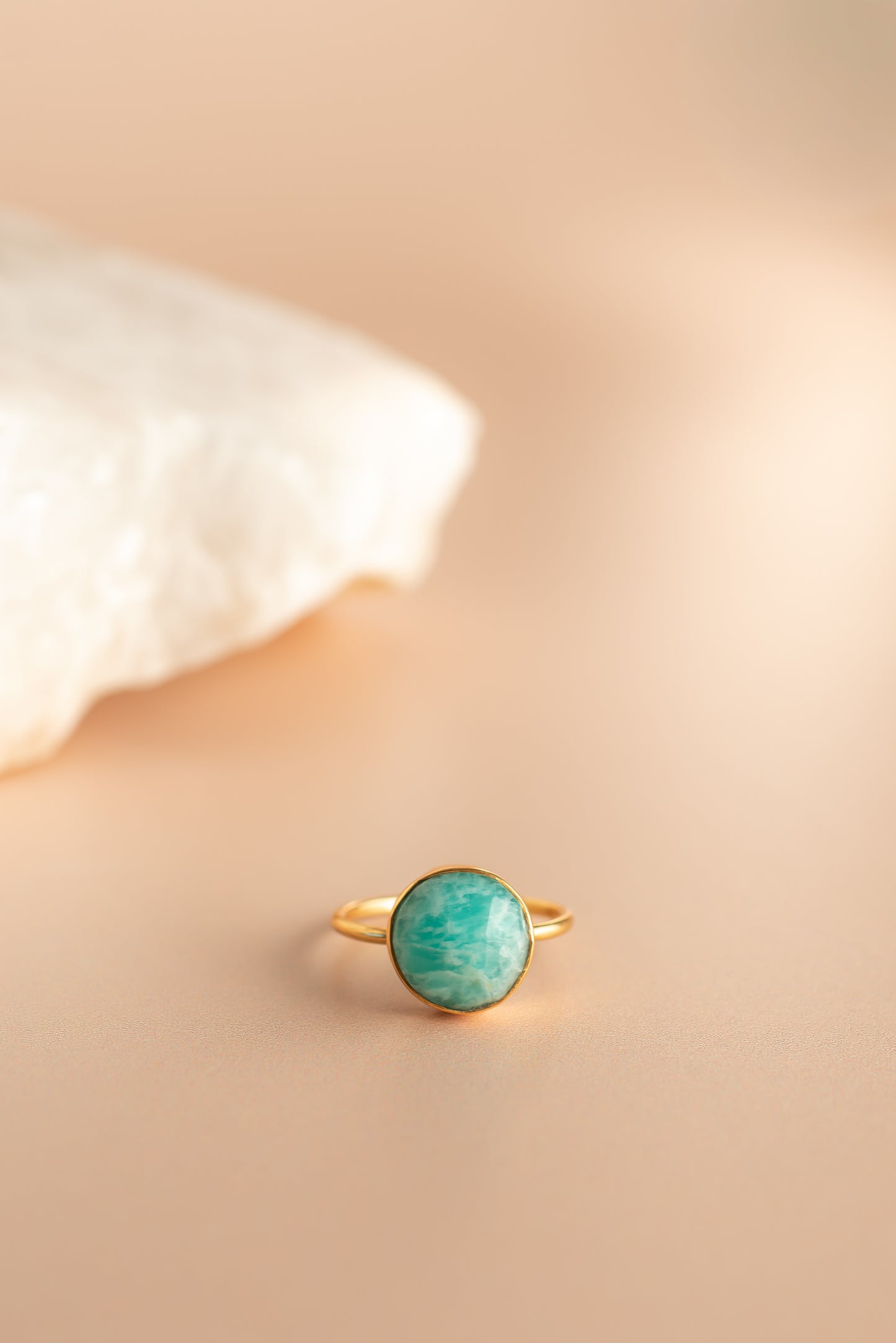 Azure Tide Circle Ring