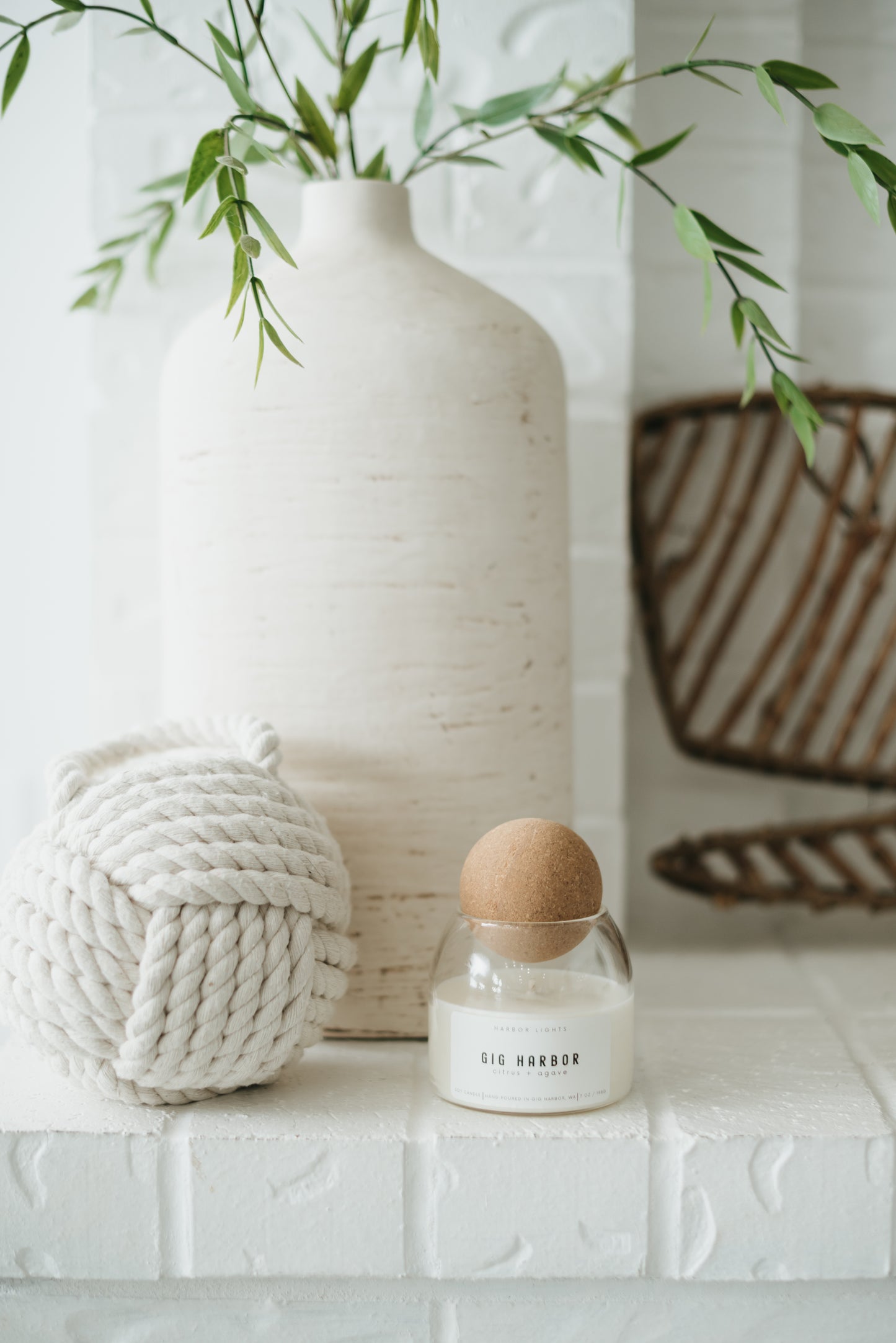 Gig Harbor Cork Candle