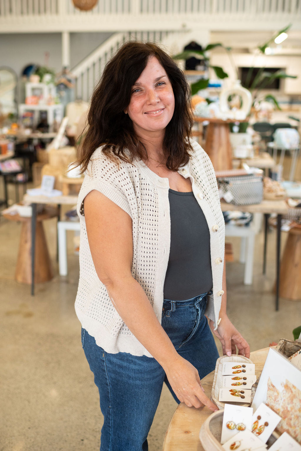 Pressed Resin Earring