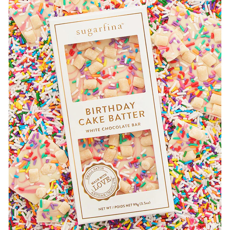 Birthday Cake Batter White Chocolate Bar - 3.5oz