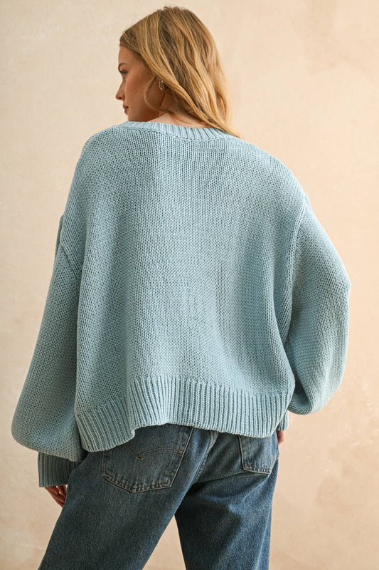 Balloon Sleeve Sweater