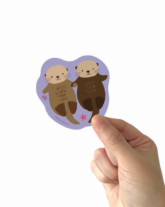 Sea Otters Sticker
