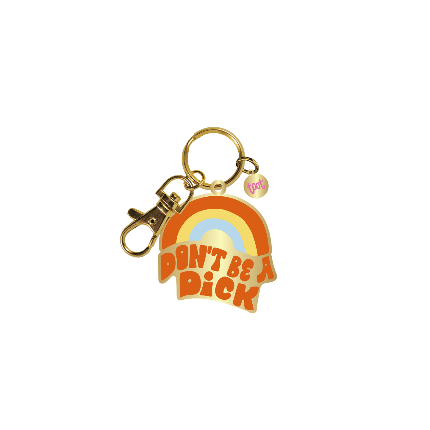 "Text Me When You Get Home" Key Charms // Enamel Key Chains