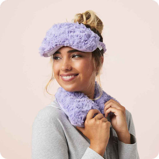 Curly Purple Warmies® Eye Mask