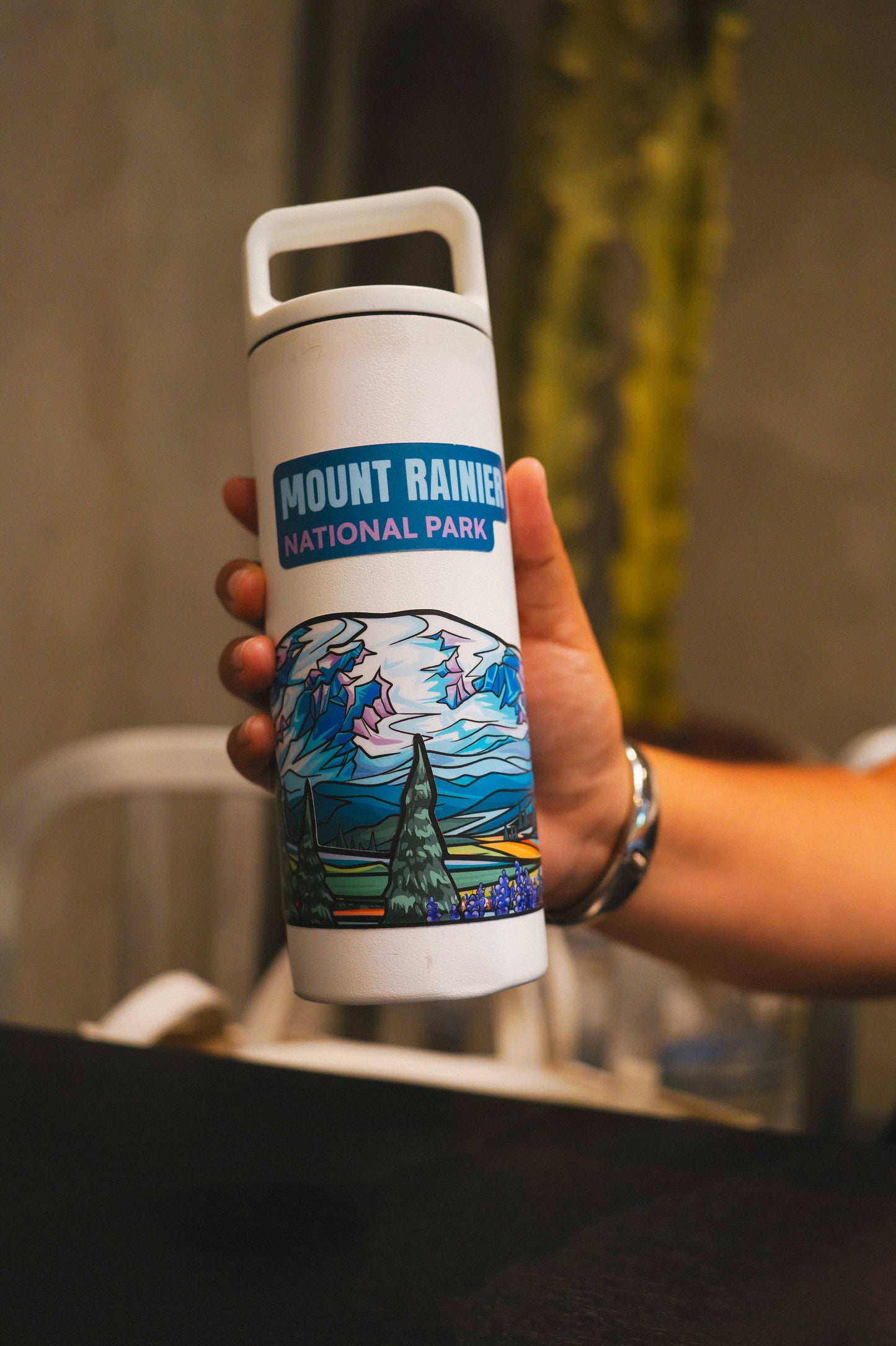 Mount Rainier National Park Infinity Sticker