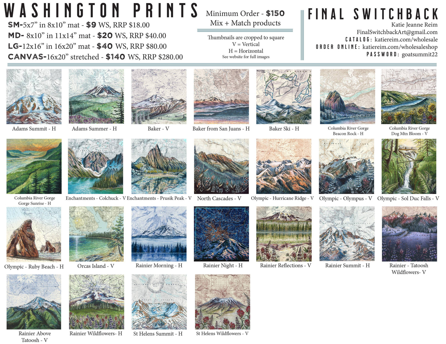 North Cascades National Park Fine Art Matted Print