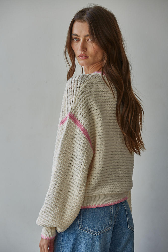Cropped Knit Pullover