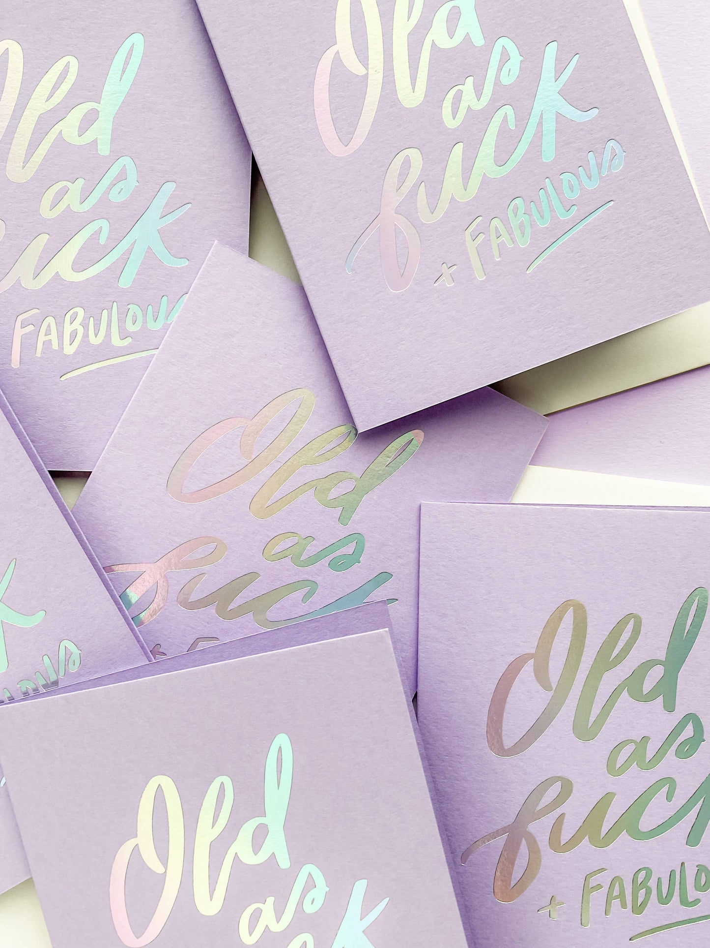 Old AF + Fabulous Birthday Card