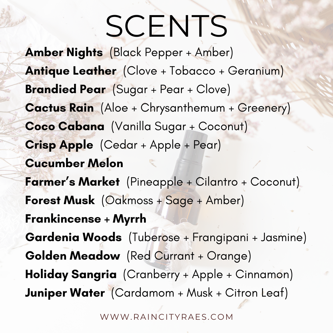 Room + Linen Spray | Fragrance Air Freshener | 2 oz / 60 ml