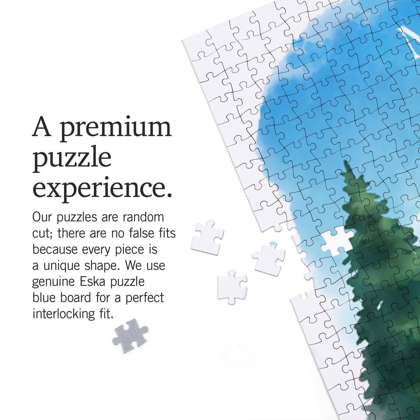 1000 Piece Puzzle Rainier National Park Washington Botanical