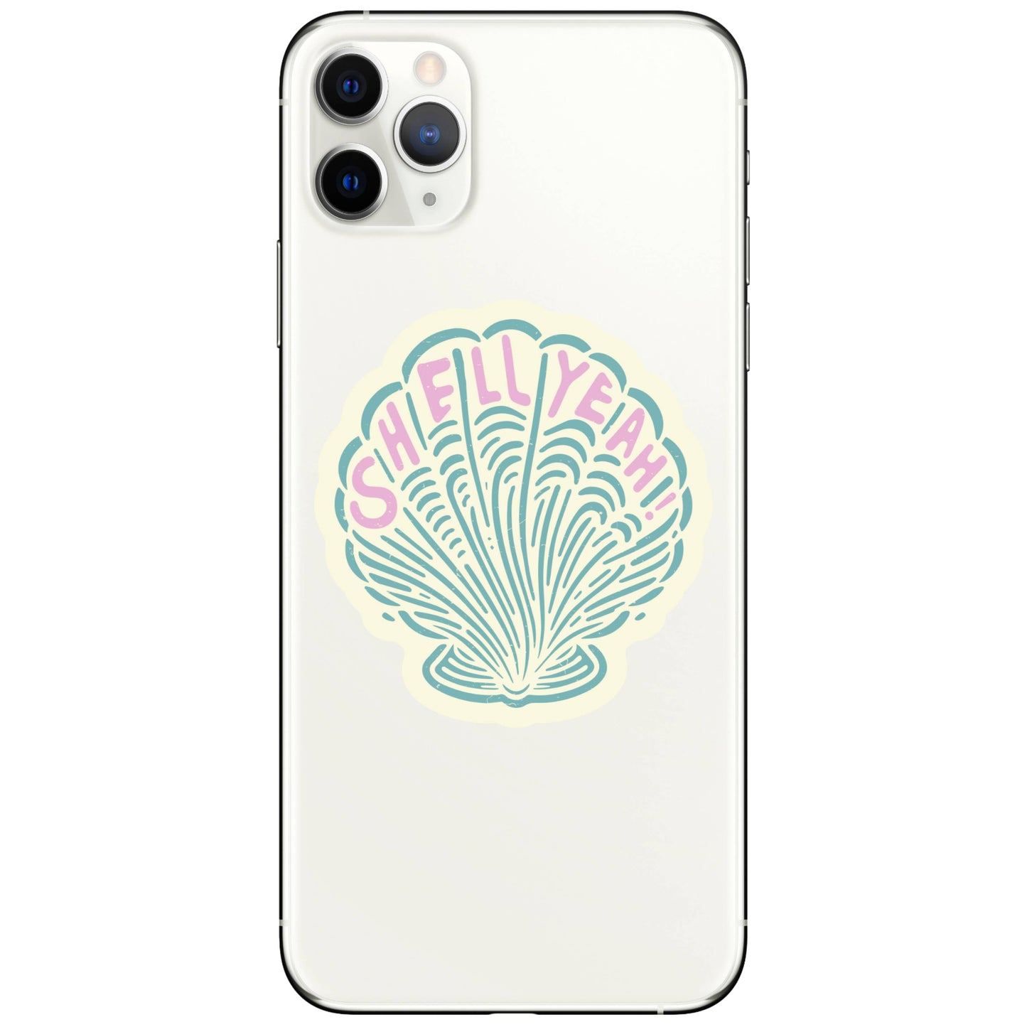 Shell Beach Ocean Sea Swear Funny High Quality Vinyl Sticker