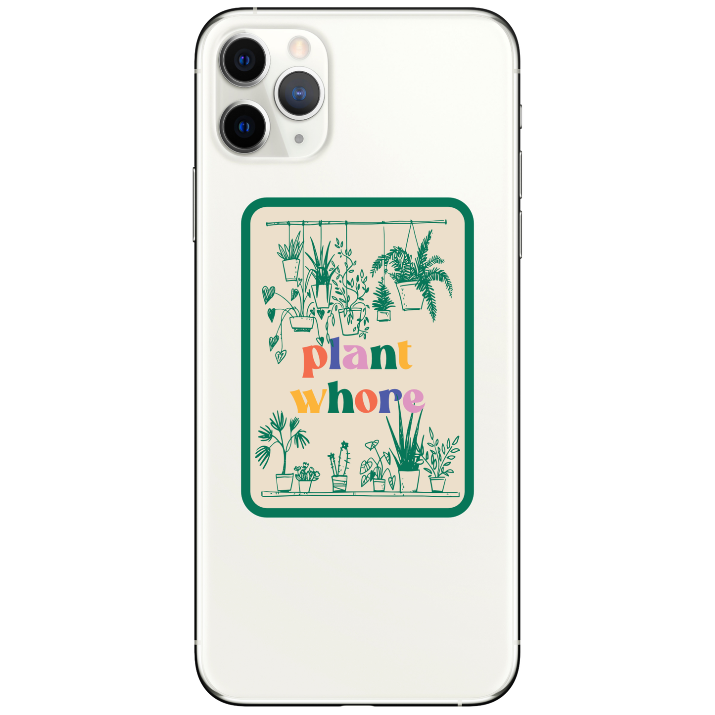 Plant Whore Gardening Sticker