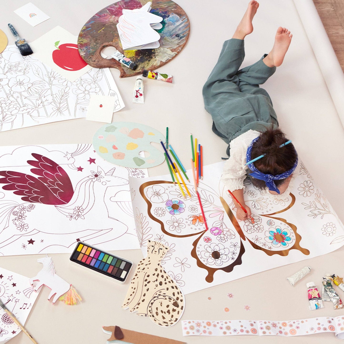 Butterfly Colouring Posters
