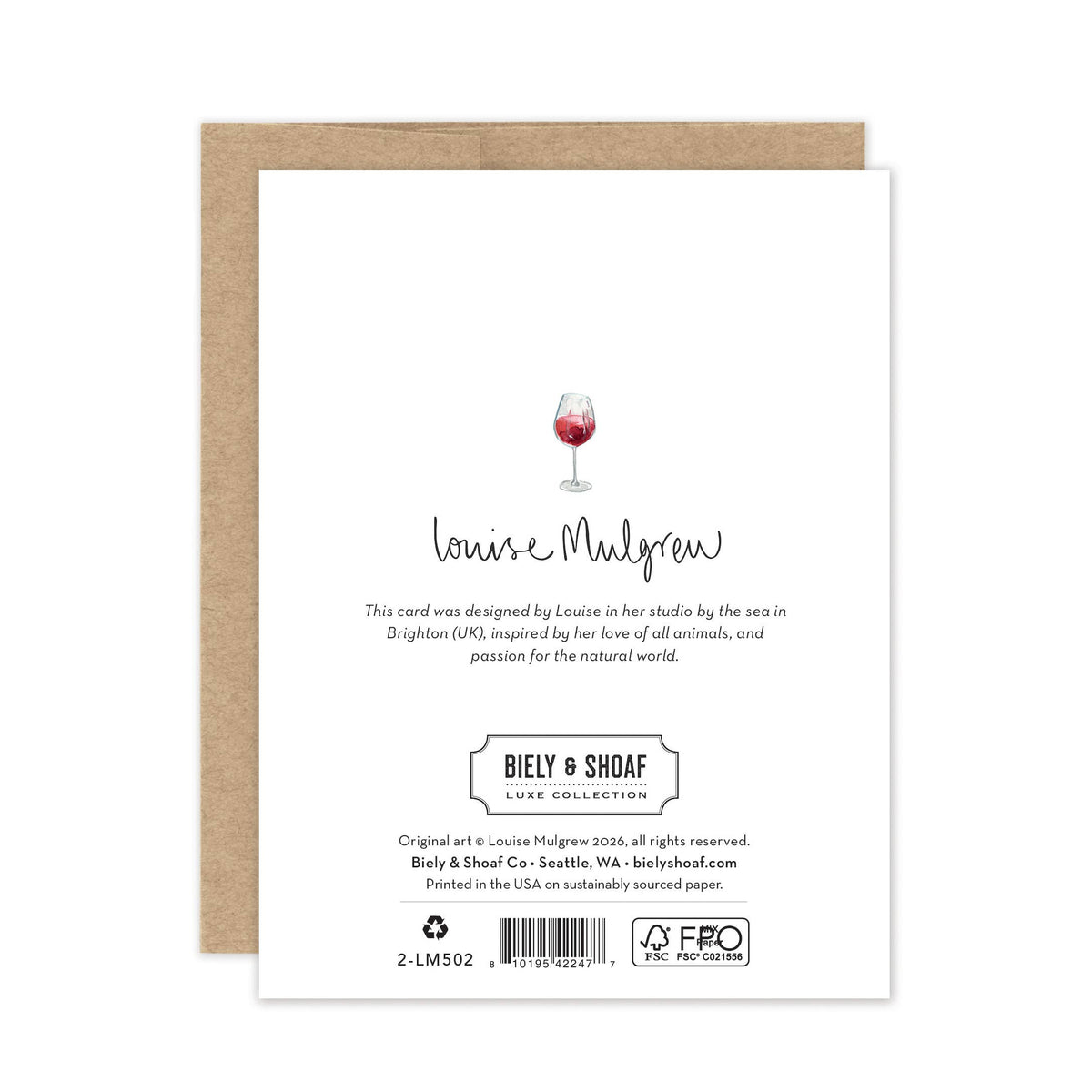 Aged To Perfection Birthday - Luxe A2 Card