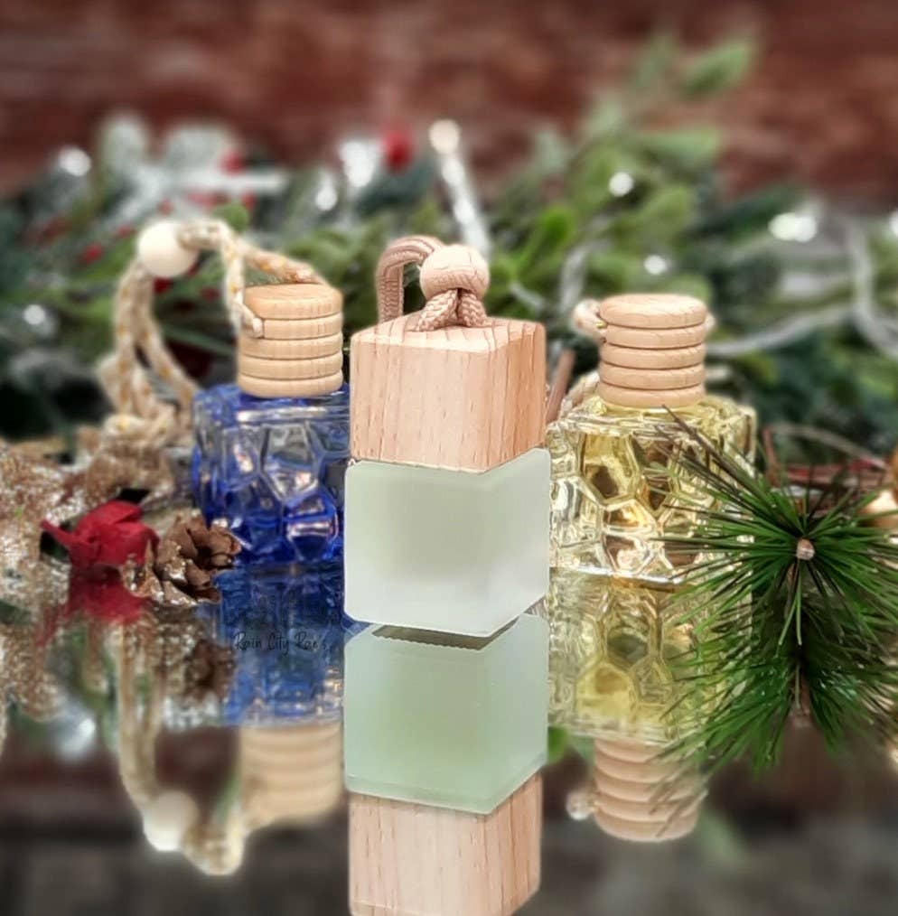 Car Freshie Frosted Hanging Diffuser | Fragrance Oils
