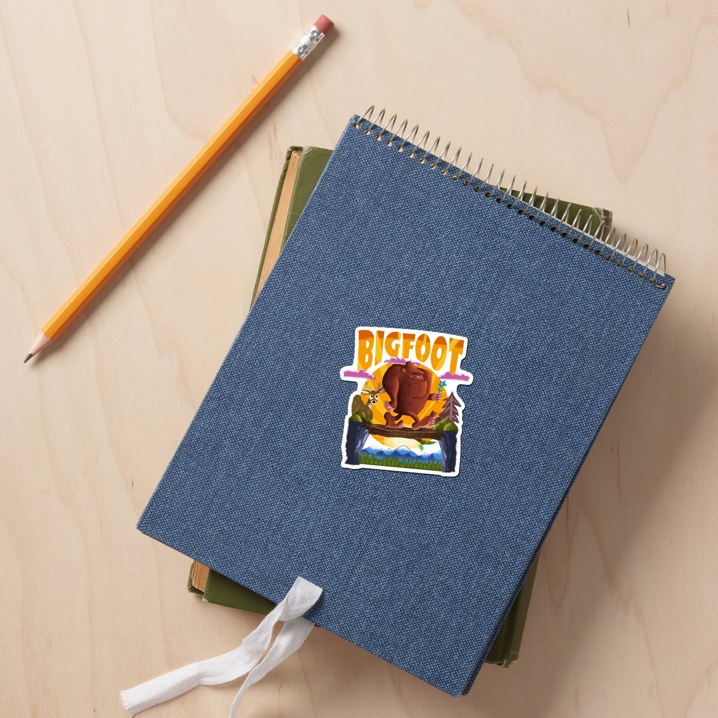 Bigfoot, Mid-Century Inspired: Mini STICKERS