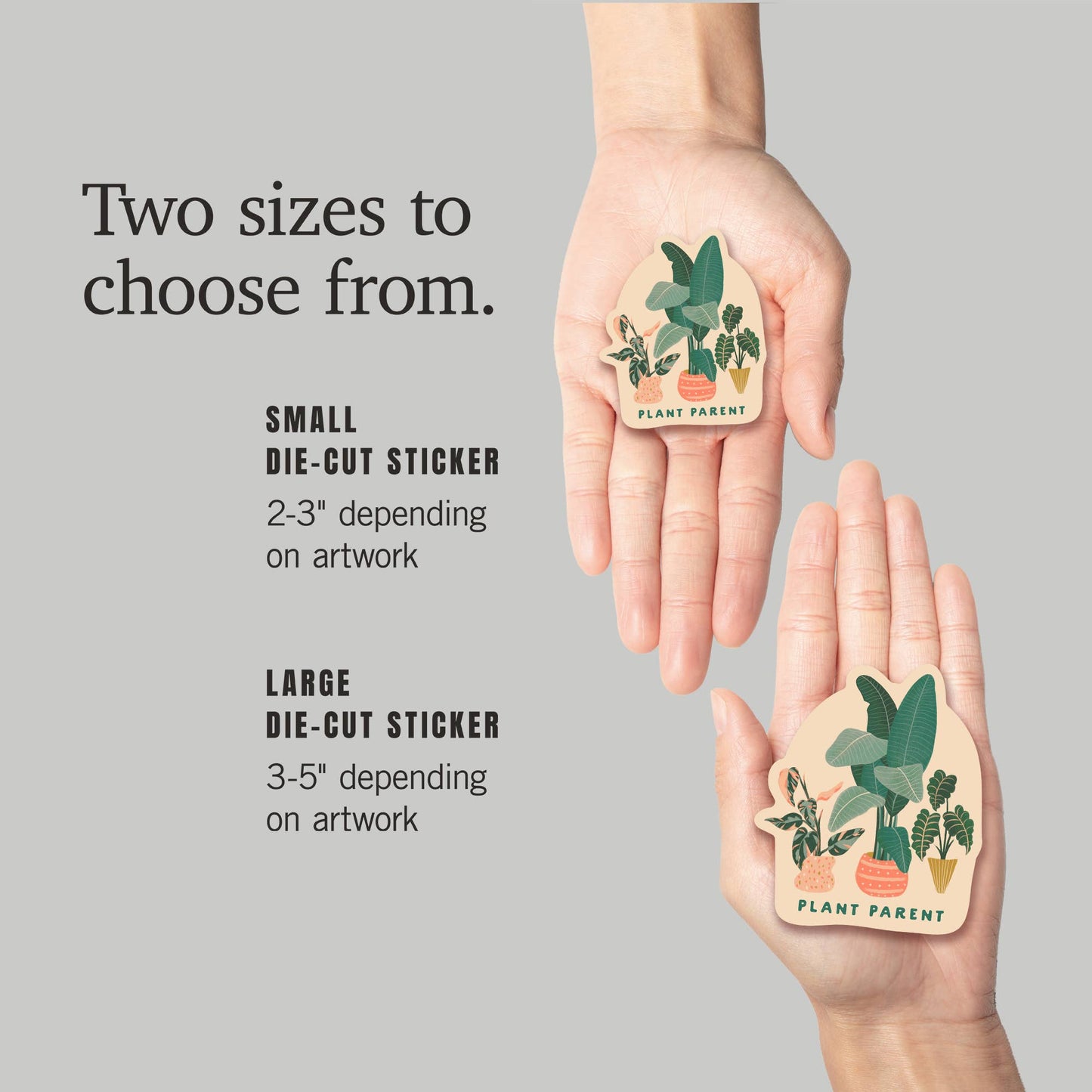 Plant Parent Potted Houseplants: Mini STICKERS